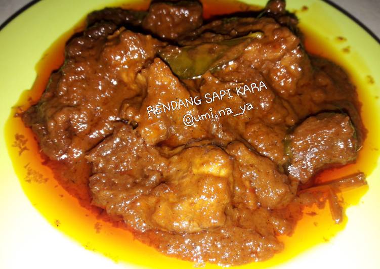 Resep Rendang sapi kara Dari umi.Retno Kuntari PN