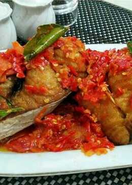 Balado ikan patin