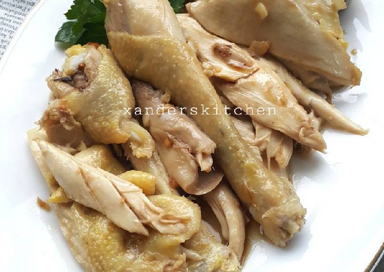 Resep Ayam rebus / pekcamkee oleh Xander's Kitchen - Cookpad