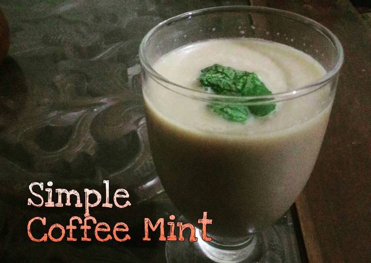 gambar untuk cara membuat Simple Coffee Mint