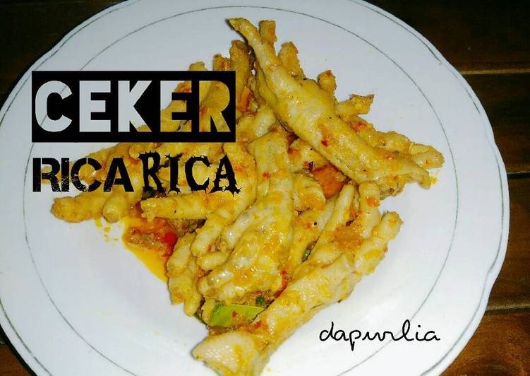 Resep Ceker Rica-rica Oleh Lia Nur Aeni