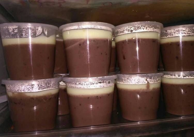 resep Puding coklat nutrijell