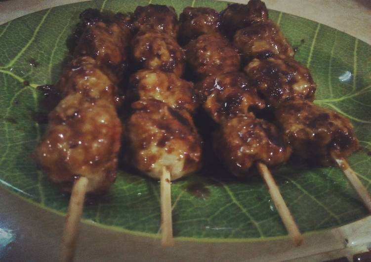 resep makanan Pentol Bakar Pedas (Pentol Tempe)