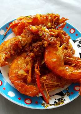 Udang galah saos madu