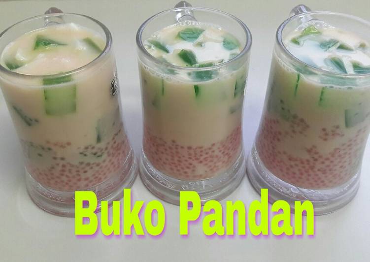 Buko Pandan takjil buka puasa foto resep utama