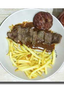 Meat Sirloin Burger Steak