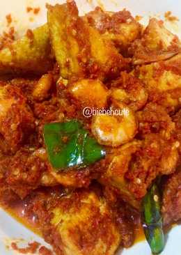 Balado Pedas Udang Tahu #ketofriendly #keto