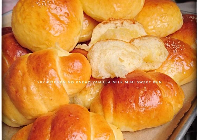 resep makanan Vanilla milk mini sweet bun (no ulen)