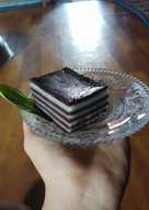 Kue lapis coklat tepung tapioka