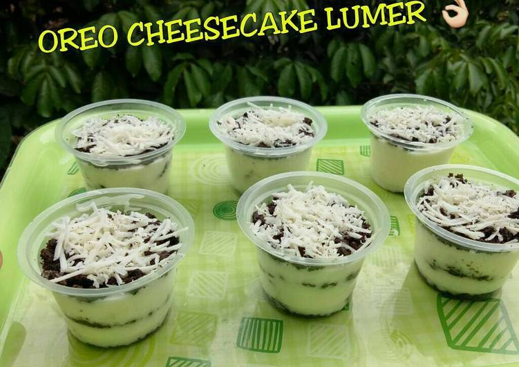 resep makanan Oreo cheesecake lumer