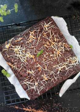 Brownies Oatmeal Pisang Wortel Keju (flourless)