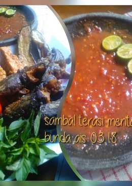 Sambal terasi mentah ala mertua