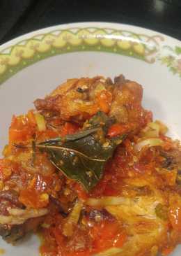 Ayam geprek sambel matang