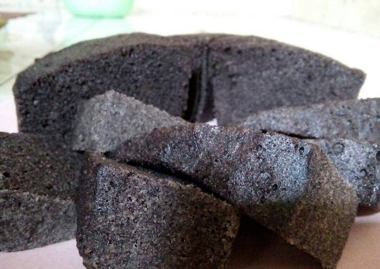 resep Bolu Ketan Hitam Gurih (kukus)