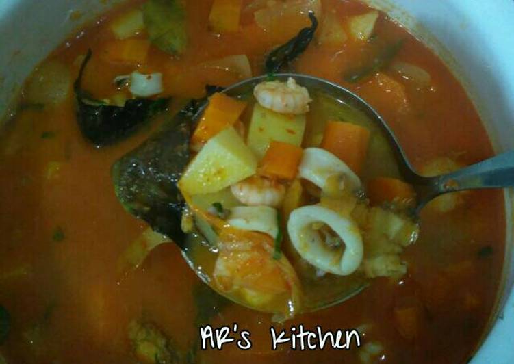 cara membuat Tomyam Seafood Sederhana