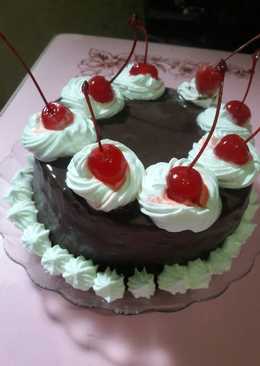 Birthday cake chocolate ganache simpleð°ð'