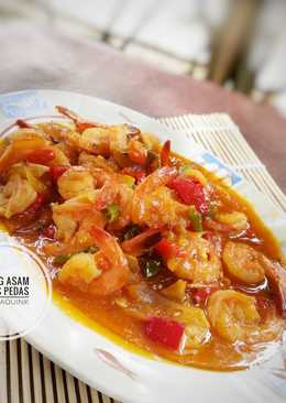 Udang asam manis pedas