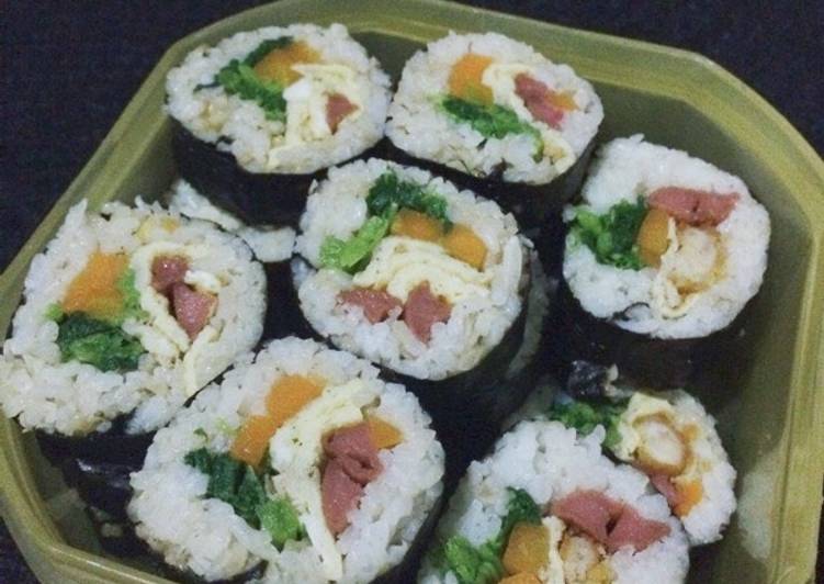 resep makanan Kimbab (korean sushi)