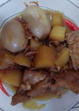 Semur tahu kentang telur bumbu mix (#PR_AnekaSemur)