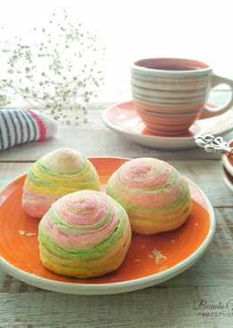 UNICORN RAINBOW PASTRY MOONCAKE (Spiral mooncake)