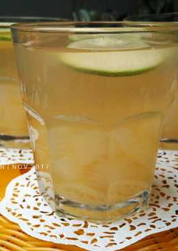 Nata De Coco Lime Herb Tea | Minuman Dingin