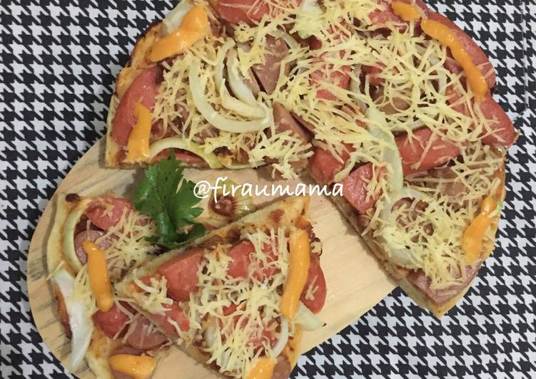 Resep Pizza teflon (very easy) Karya alfira soraya