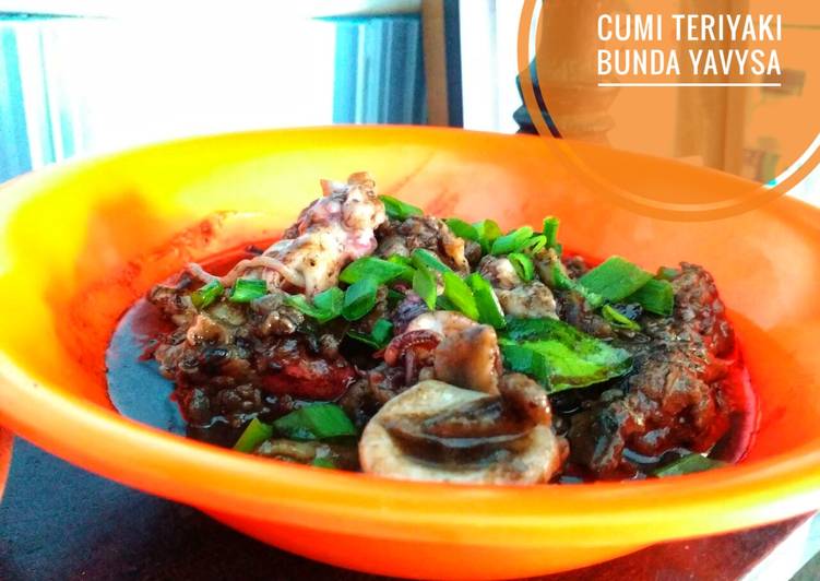 Resep Cumi Teriyaki By Bunda Yavysa