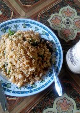 Nasi goreng sayur kangkung