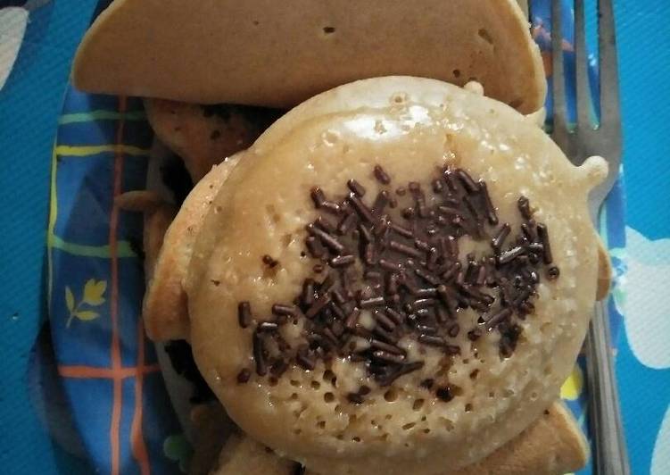 resep masakan Kue Manja (Dorayaki Ala