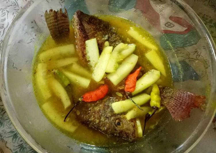 resep Acar matang ikan mujahir