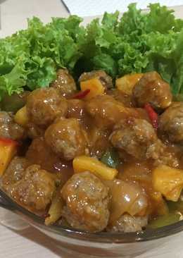 Bola daging Asam manis