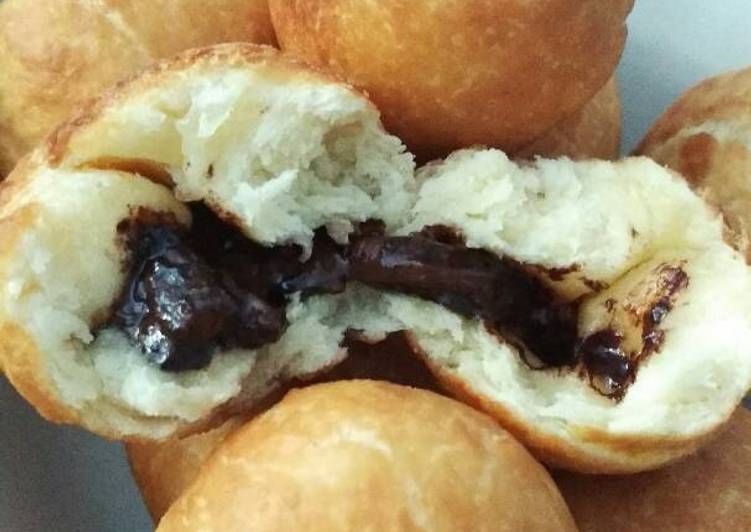 resep lengkap untuk Roti Goreng 'Choco Melted'