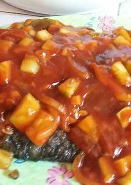Ikan bawal Asam manis