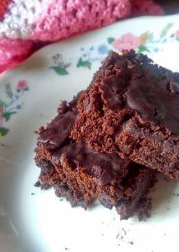 Brownies Coklat Tepung Beras (Eggless|Happycall)