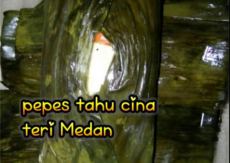 resep makanan Pepes tahu Cina teri Medan (ala chef yuzha)