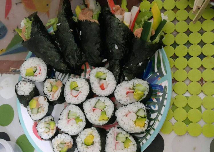 resep lengkap untuk Sushi Roll n Temaki