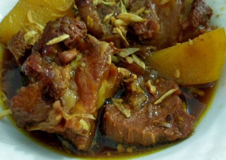 resep masakan Semur daging betawi #KitaBerbagi