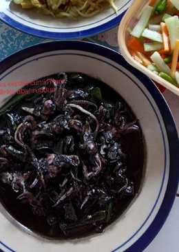 Tumis kepala cumi hitam