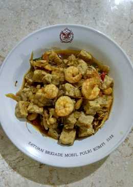 Tumis Tempe + Udang Bumbu Kecap