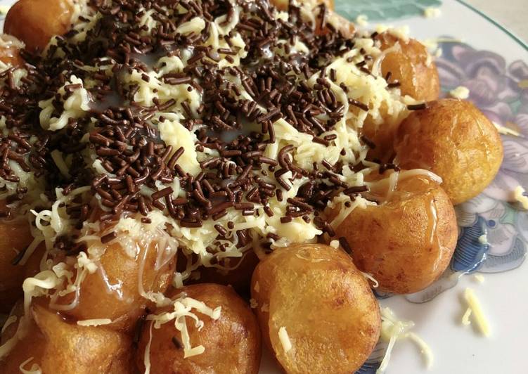 Pilus Kentang Cokelat Keju foto resep utama