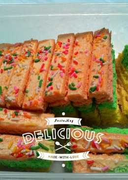 Bolu Kukus Warna Warni