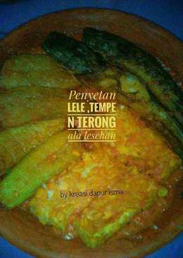 Penyetan Lele,Tempe,Terong ala Lesehan