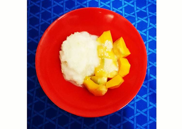 Resep Mango Sticky Rice Dari Agnes Wijayanti