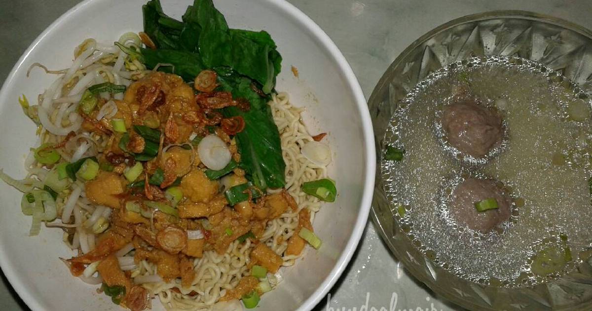  Resep  Mie ayam bakso mudah endol  marendol oleh mindy 