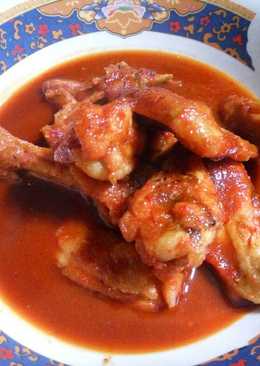 Ayam kecap asam manis pedas