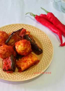 Balado 3t terong telur tahu