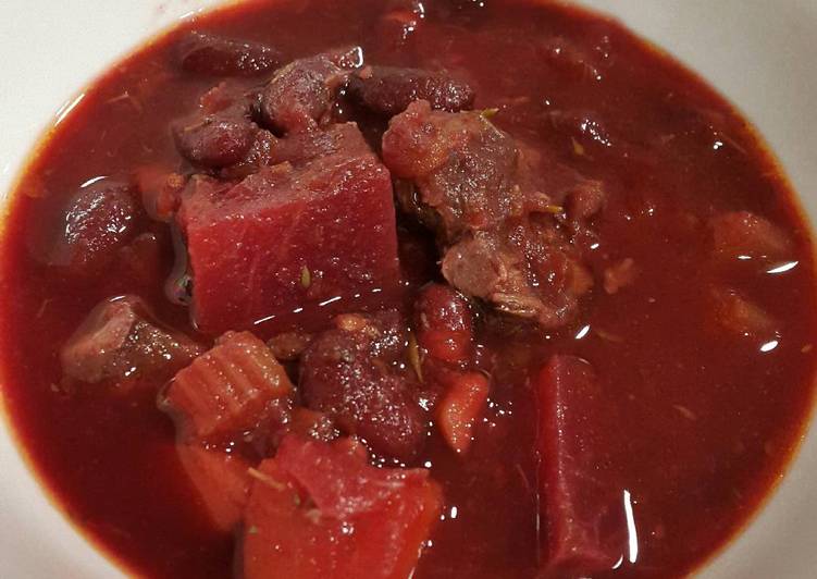 Resep Beef stew "red dish" Kiriman dari Wie Thema