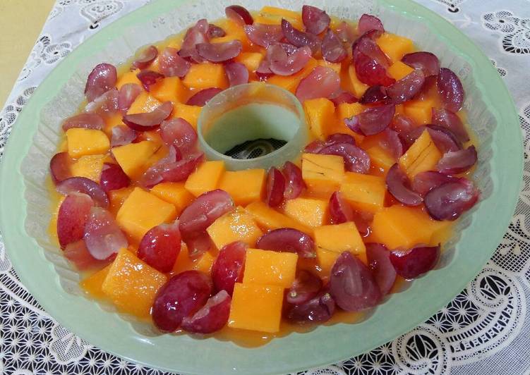 resep makanan Puding susu saus buah