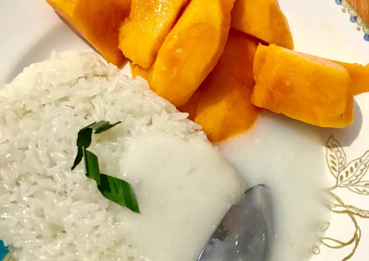 gambar untuk resep makanan Ketan Mangga (Mango Sticky Rice) Ala Ala