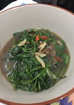 Tumis kangkong tauco